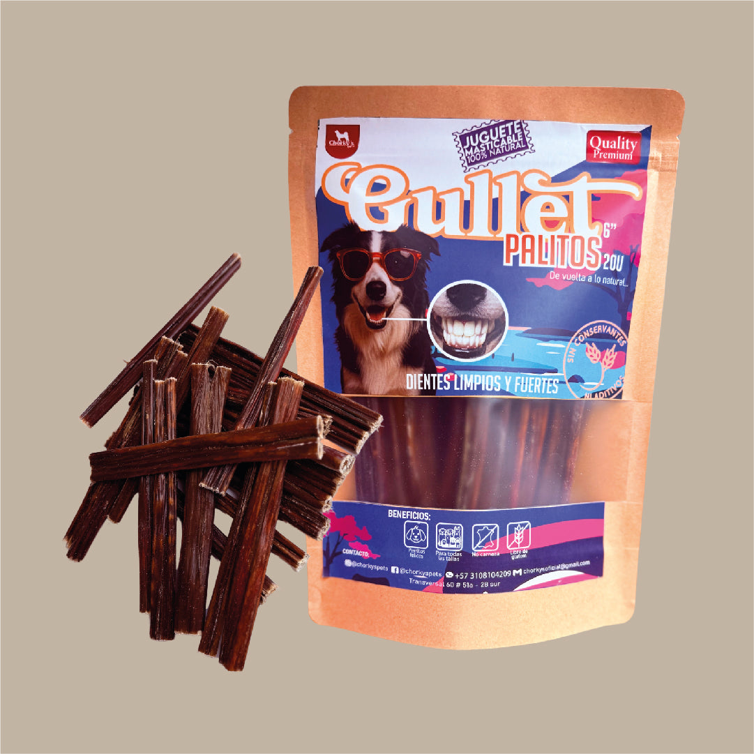 Gullet (Palitos) Doy Pack x20 unidades de 6"