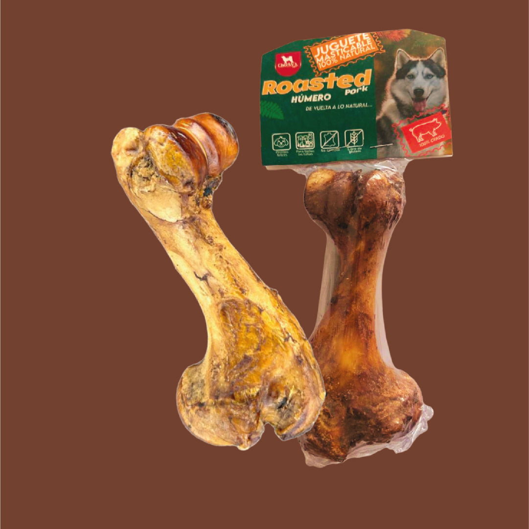 Hueso de cerdo Natural Deshidratado (Roasted Pork Húmero) x5u